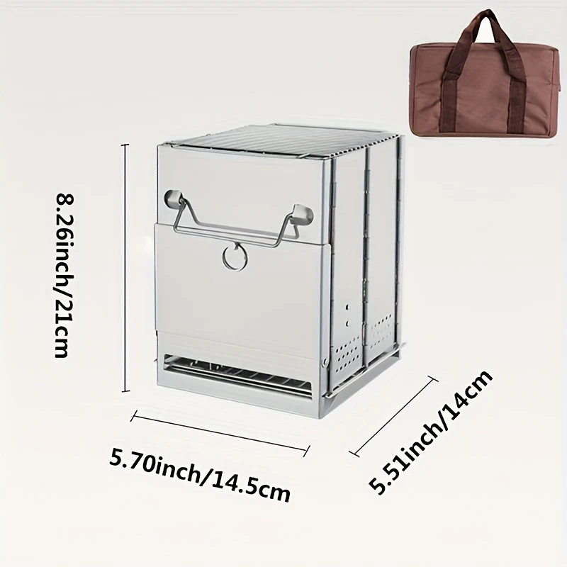 Fogareiro Dobrável Inox - Imagem 2